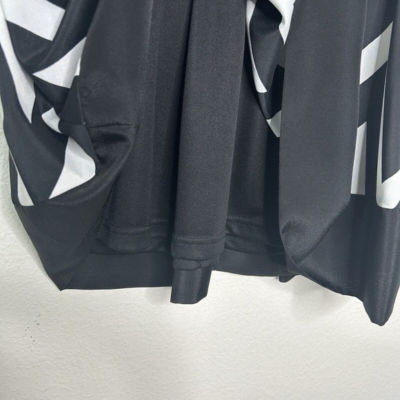 Neiman Marcus Chevron Cut Out Black and White Dress XS - Picture 7 of 14
